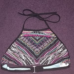 Clasp back swim suit top